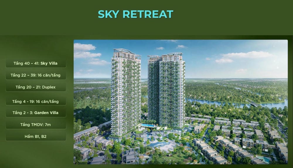 Mat bang Layout SKY RETREAT11