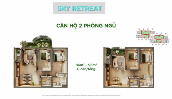 Mat bang Layout SKY RETREAT8