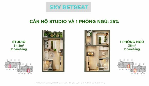 Mat bang Layout SKY RETREAT9
